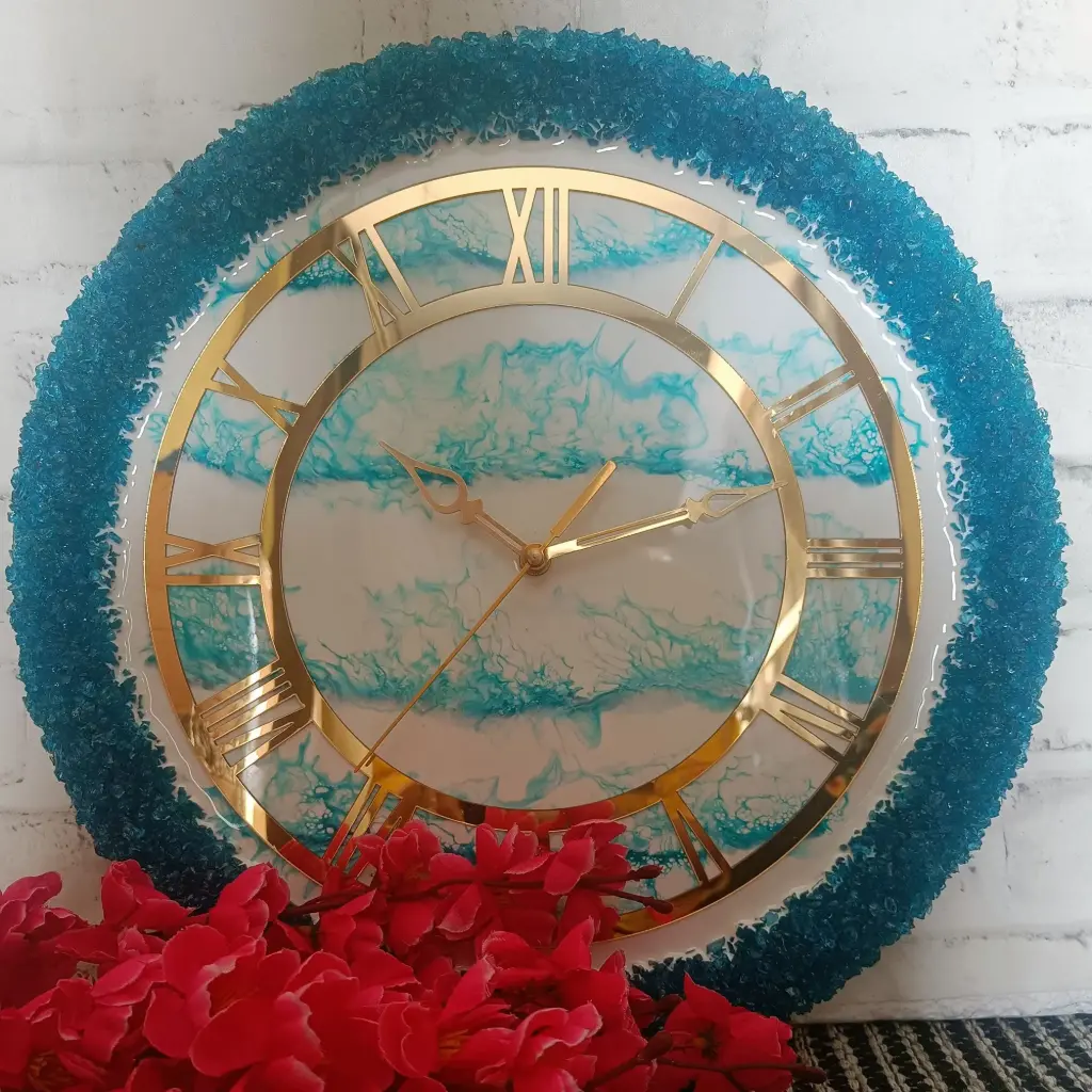 Resin wall clock