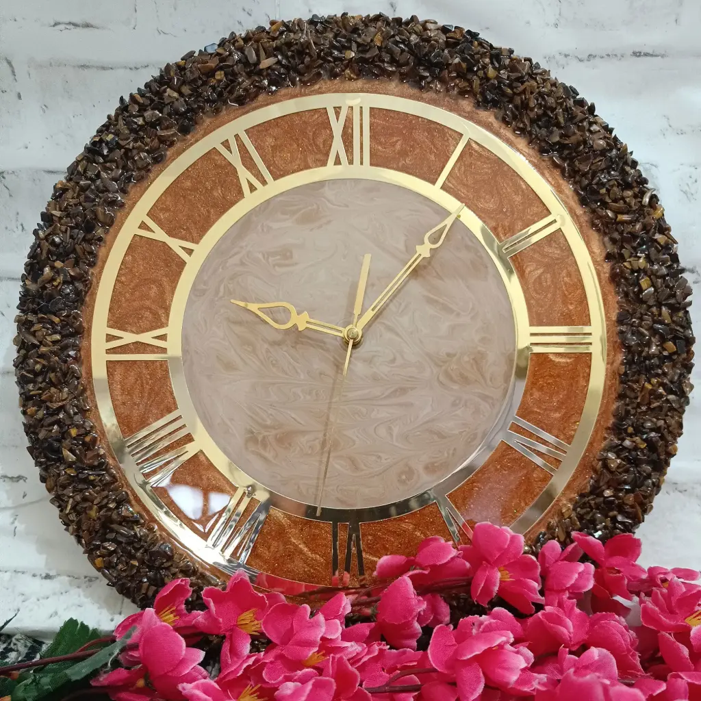 Resin wall clock