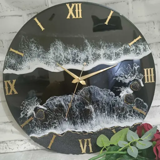 Resin wall clock