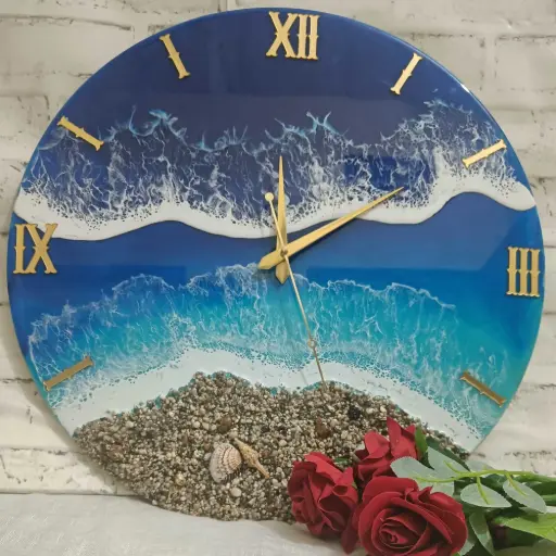 Resin wall clock