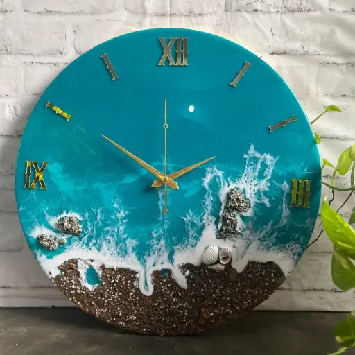 Resin wall clock