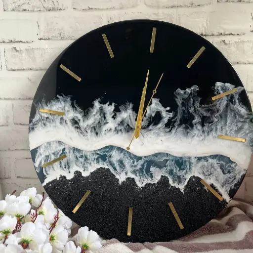 Resin wall clock