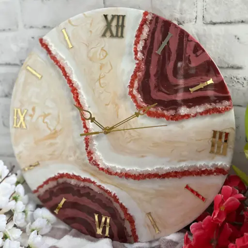 Resin wall clock