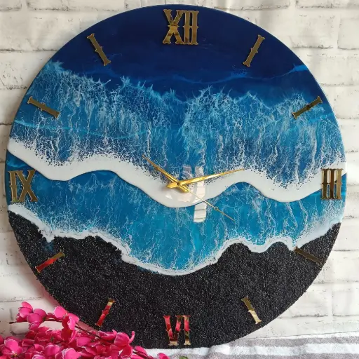 Resin wall clock