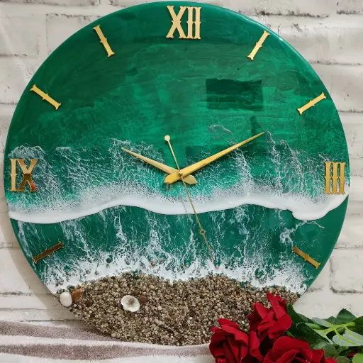 Resin wall clock