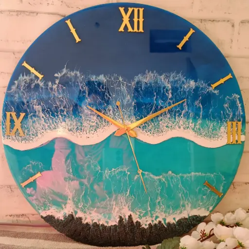 Resin wall clock