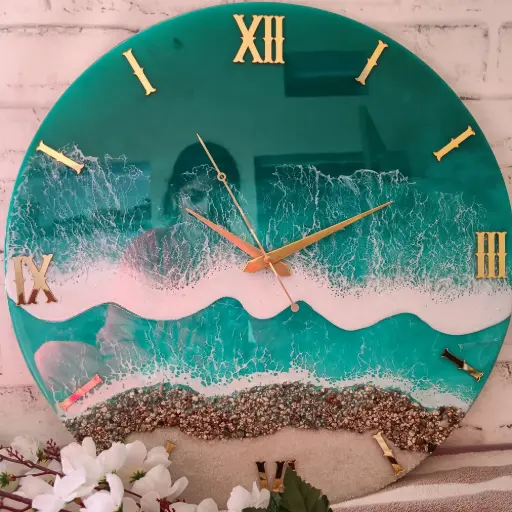 Resin wall clock