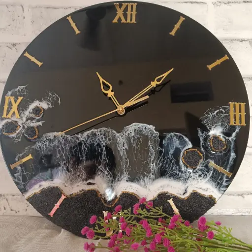 Resin wall clock
