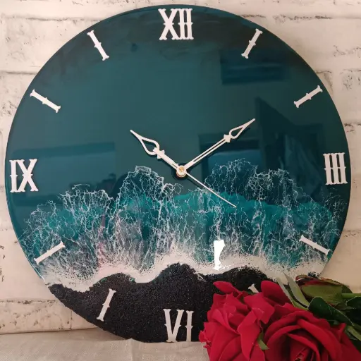Resin wall clock