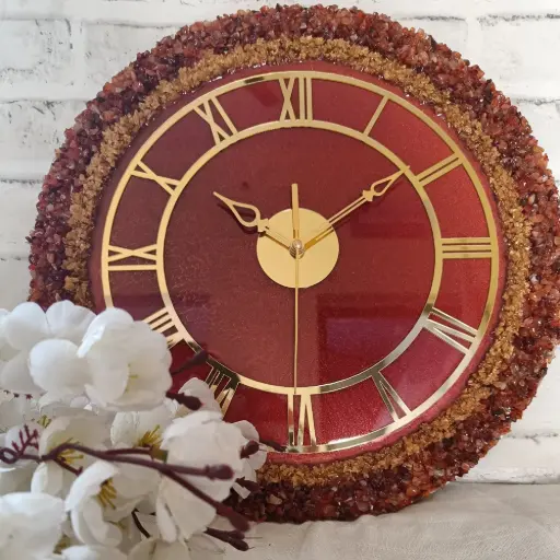 Resin wall clock