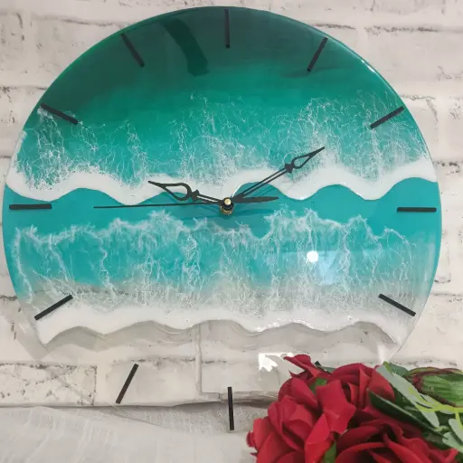 Resin wall clock