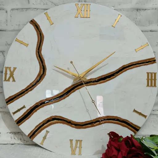 Resin wall clock