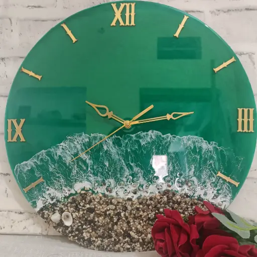 Resin wall clock