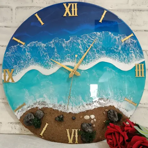 Resin wall clock