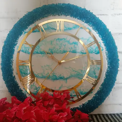 Resin wall clock