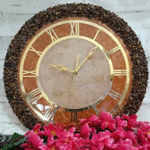 Resin wall clock