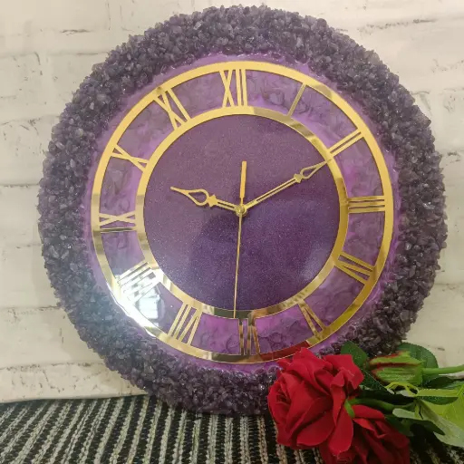 Resin wall clock