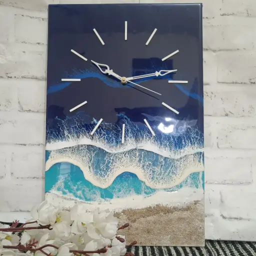 Resin wall clock