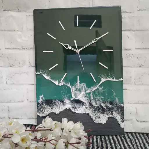 Resin wall clock