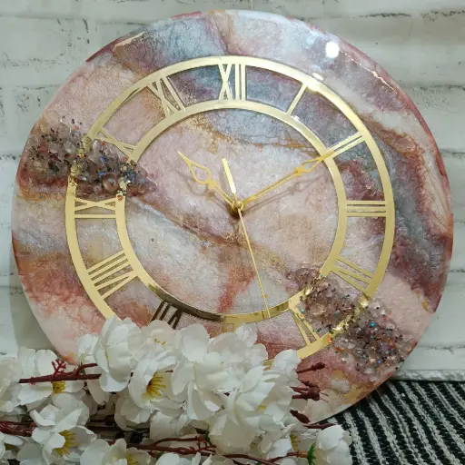 Resin wall clock
