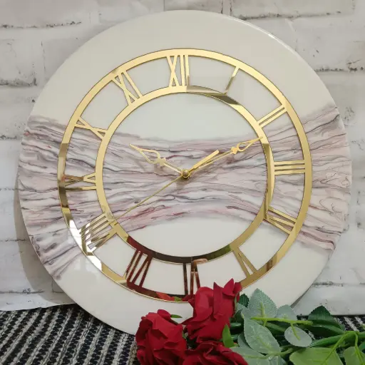 Resin wall clock